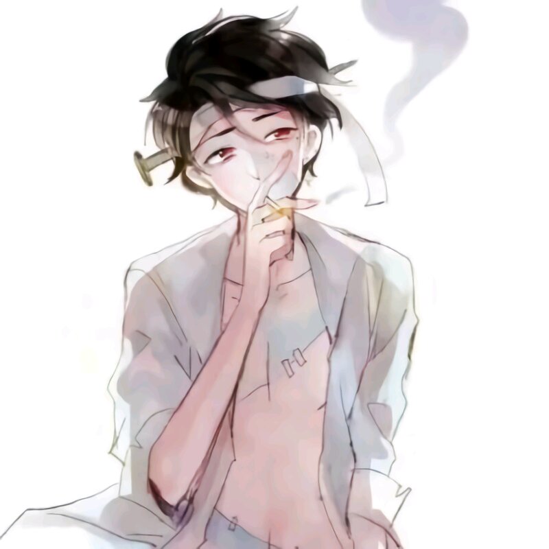 微信帅气清新性感二次元男头