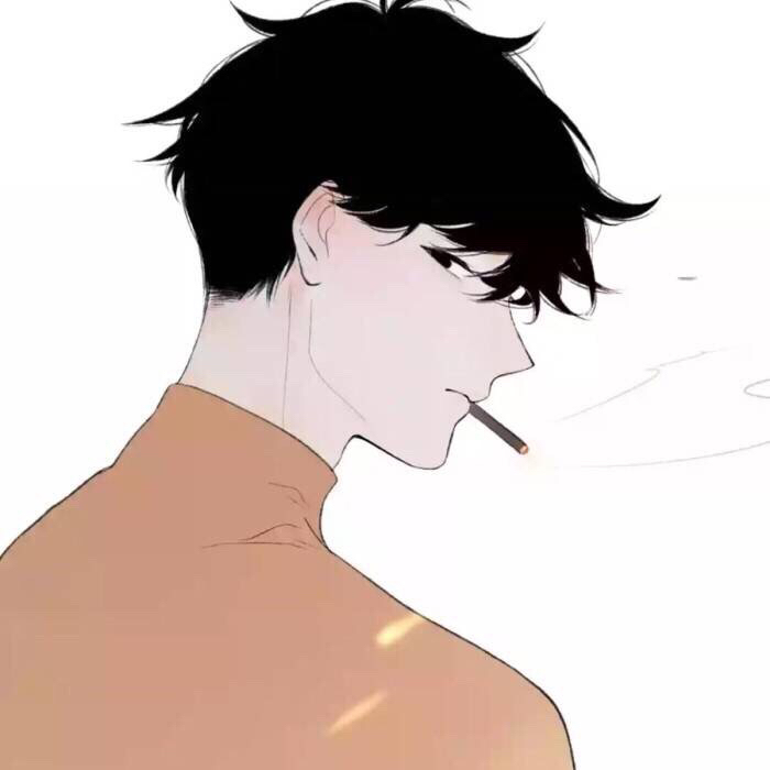 微信帅气清新性感二次元男头