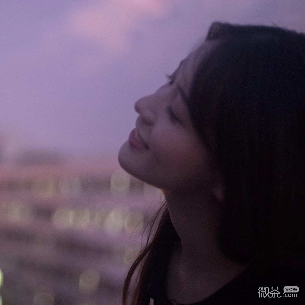 微信简洁清新好看女头
