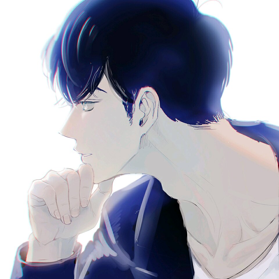 微信帅气清新性感二次元男头