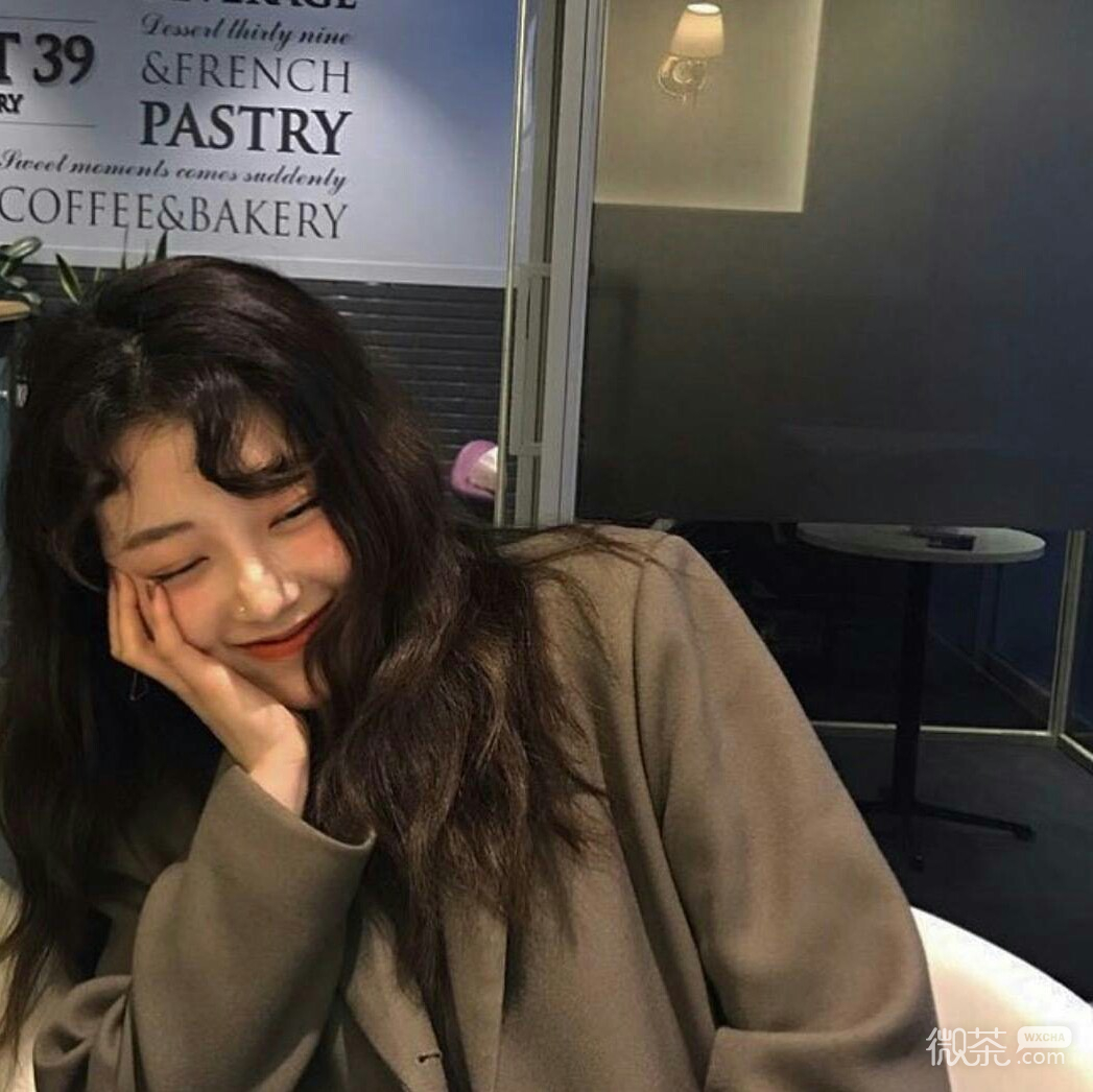 微信简洁清新好看女头
