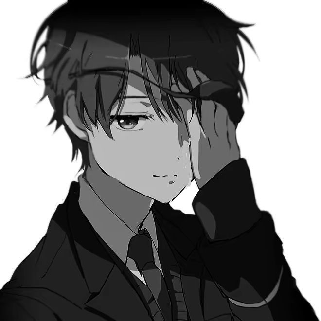 微信非主流霸气二次元男头