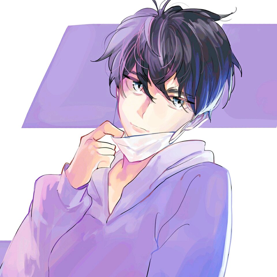 微信帅气清新性感二次元男头