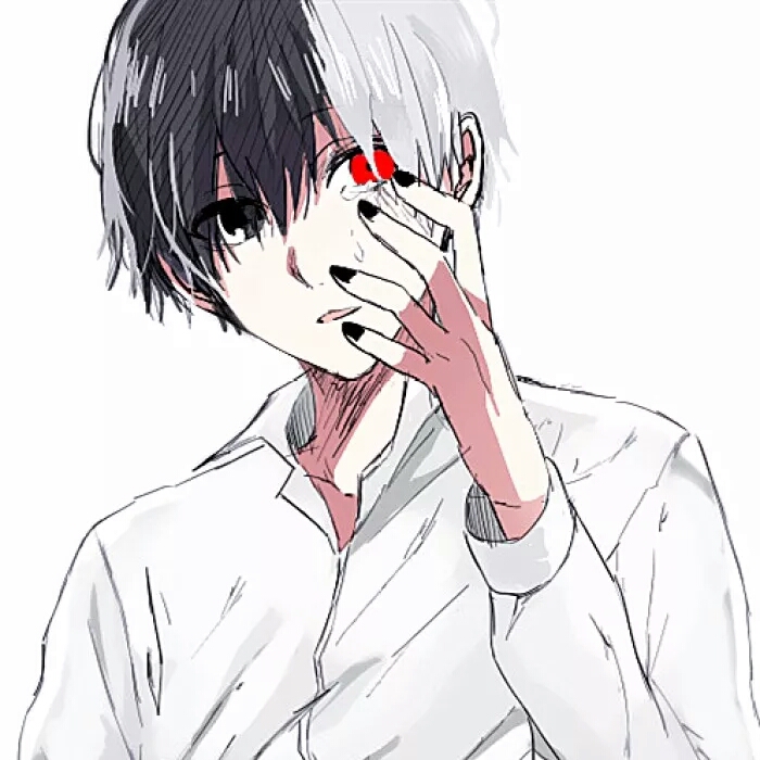 微信帅气清新性感二次元男头