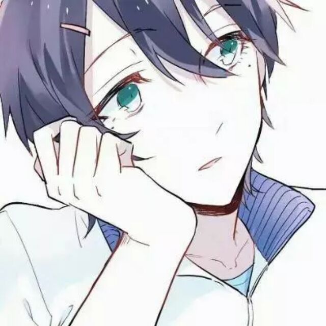 微信帅气清新性感二次元男头