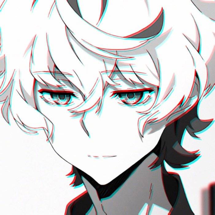 微信非主流霸气二次元男头