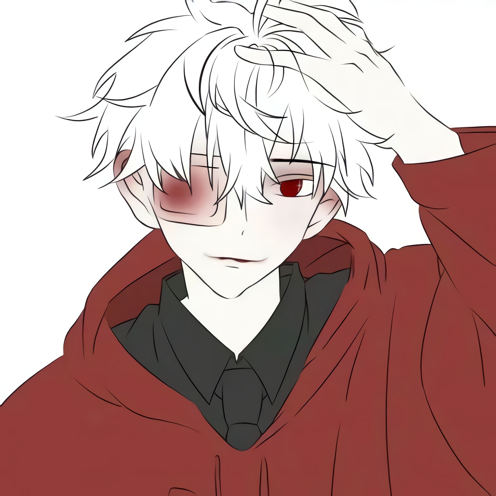 微信非主流霸气二次元男头