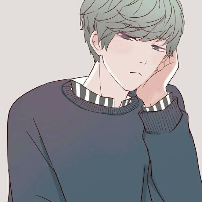 微信帅气清新性感二次元男头