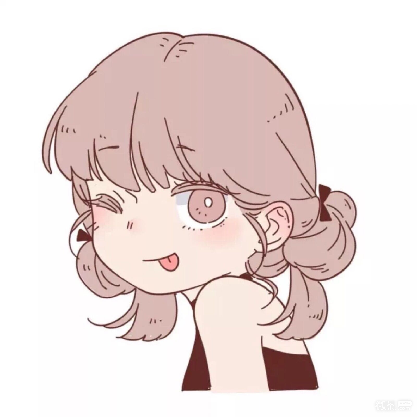 微信高颜值佛系气质女头