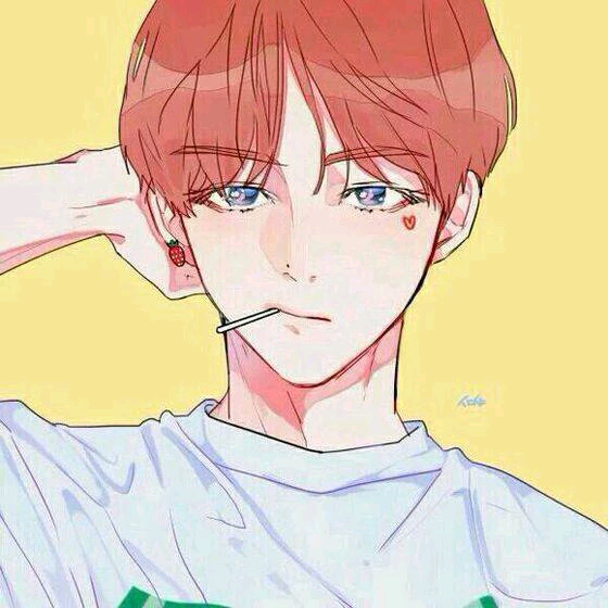 微信帅气清新性感二次元男头