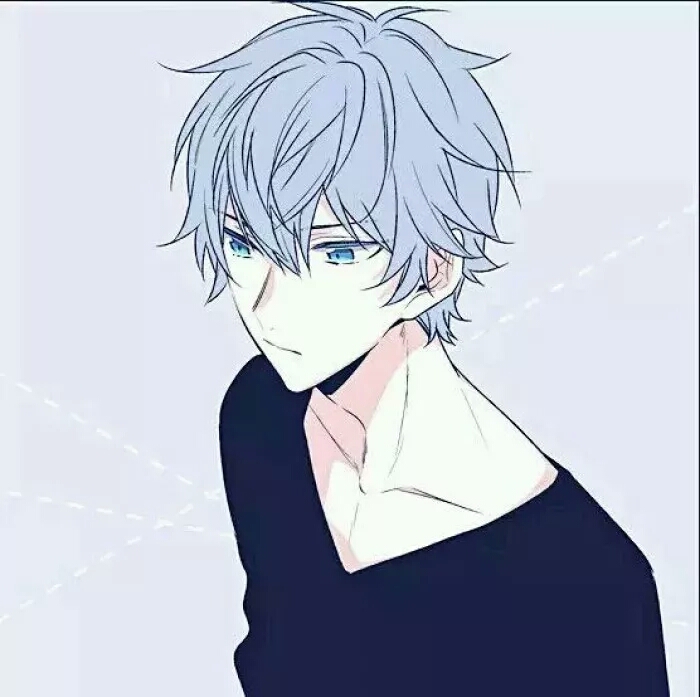 微信帅气清新性感二次元男头