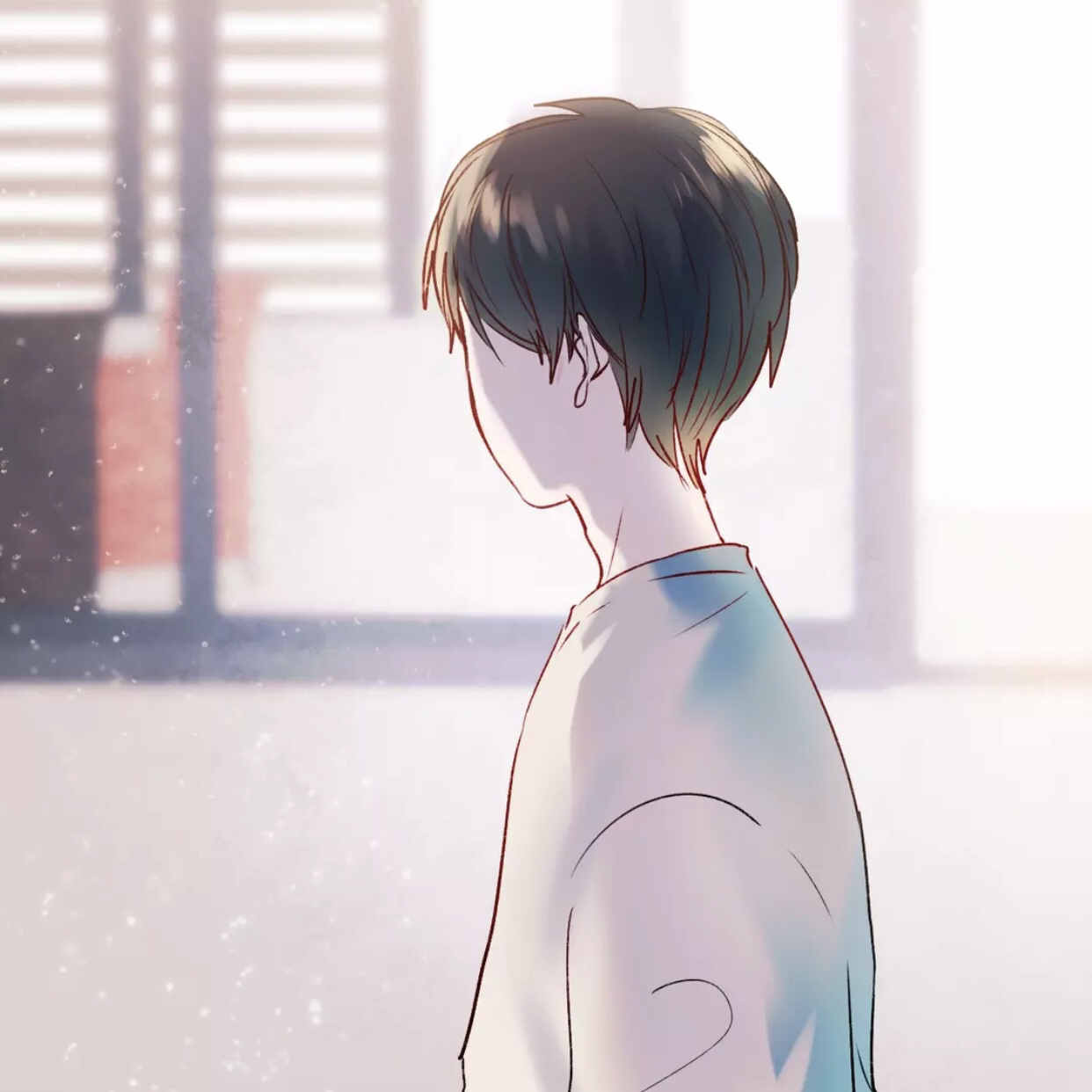 微信帅气清新性感二次元男头