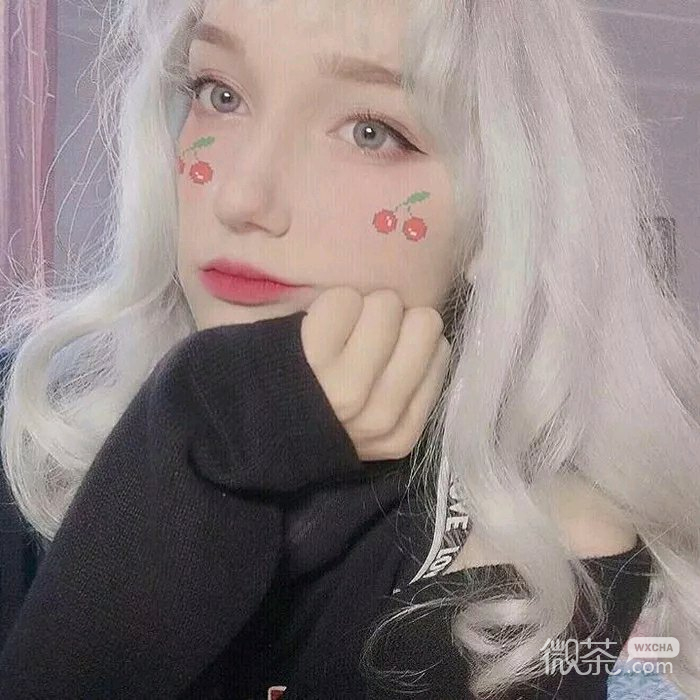 微信可爱文艺复古女头