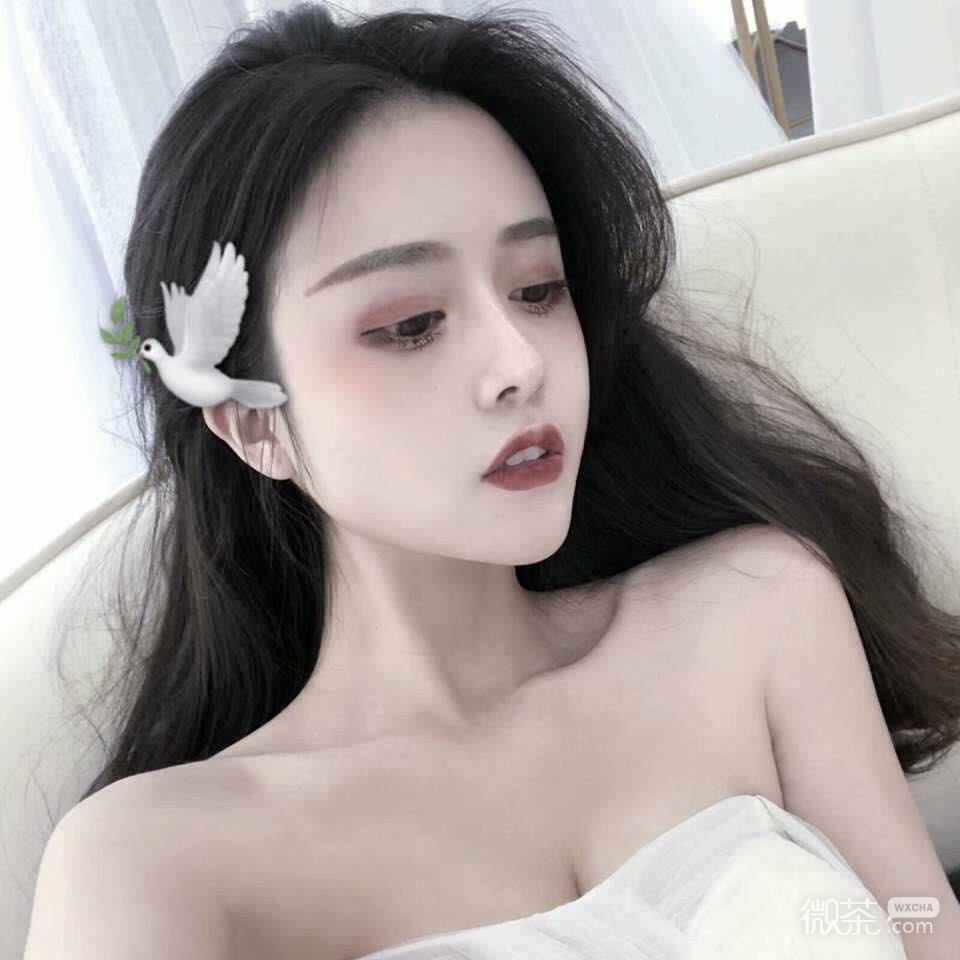 微信可爱阳光气质女头