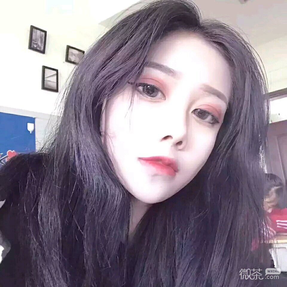 微信粉嫩清新气质女头
