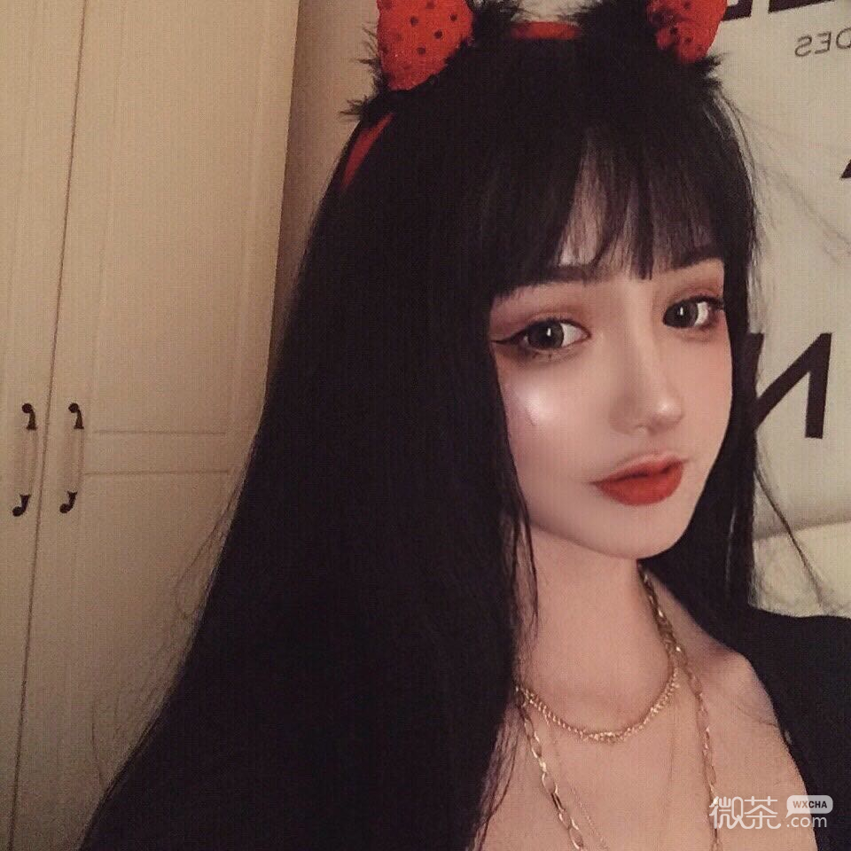 微信可爱阳光气质女头