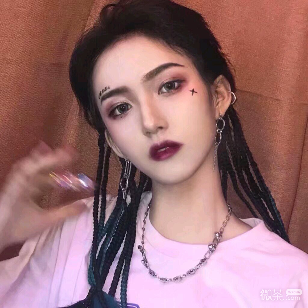 微信粉嫩清新气质女头