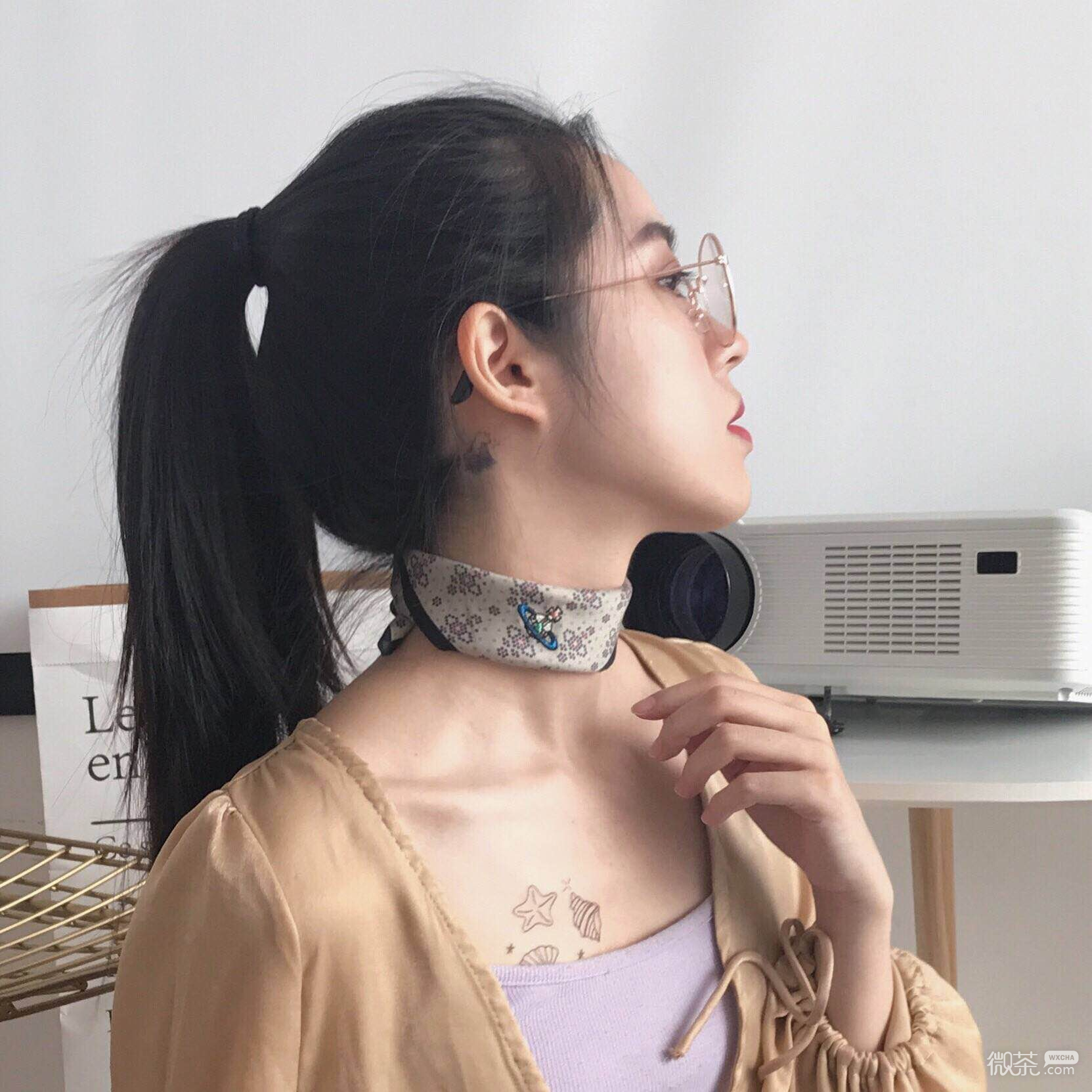 微信清新阳光文艺森系女头