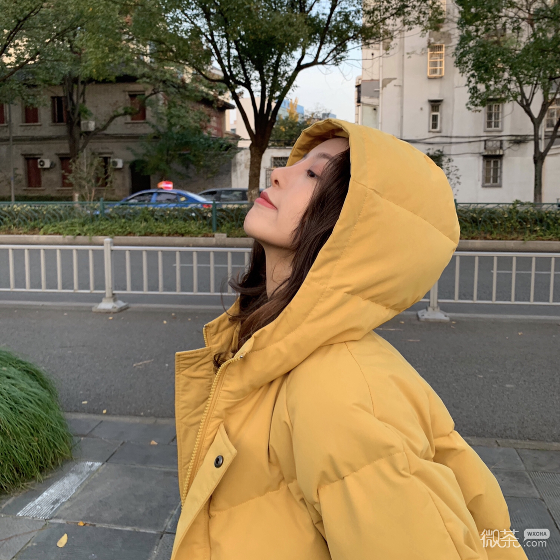 微信清纯森系阳光女头