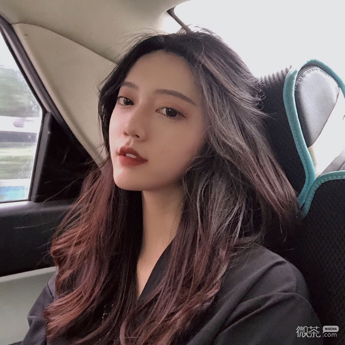 微信清纯森系阳光女头