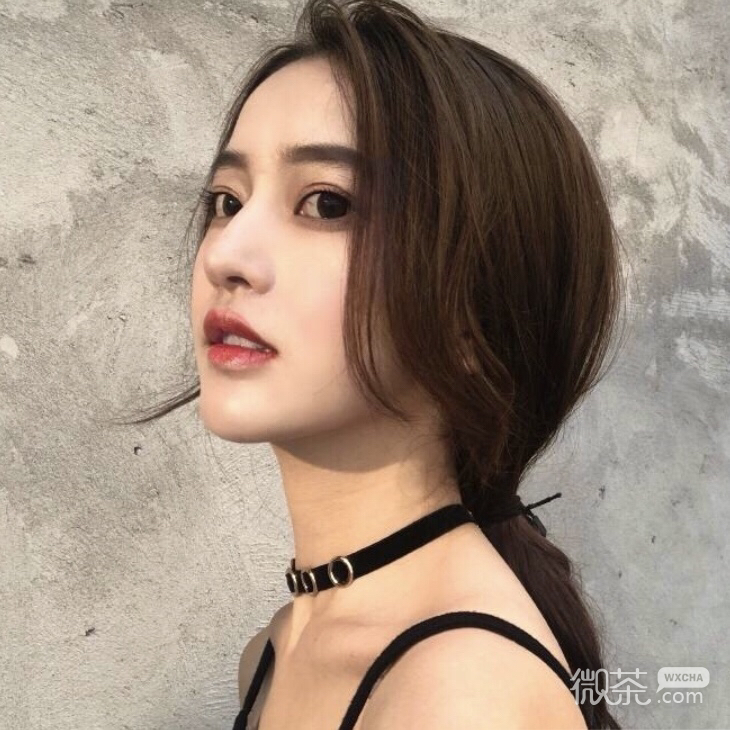 微信清纯森系阳光女头