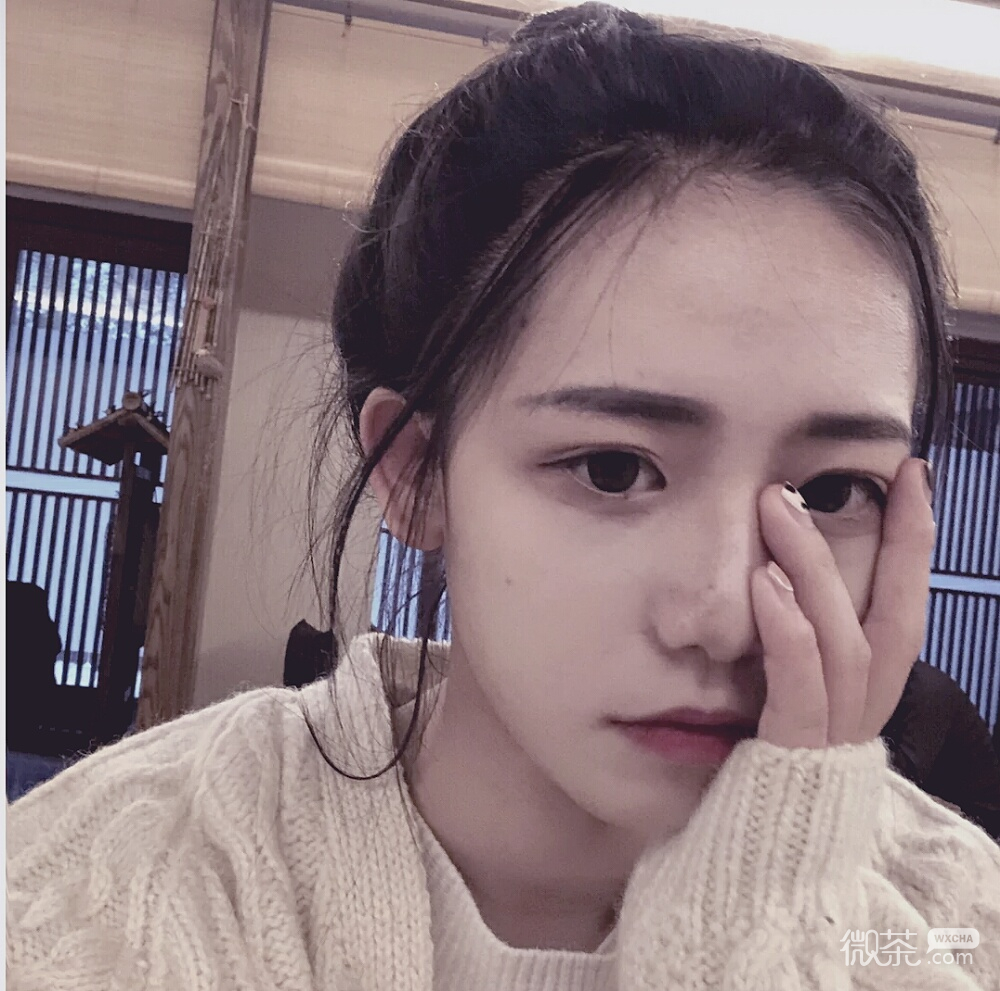 微信小清新森系可爱女头