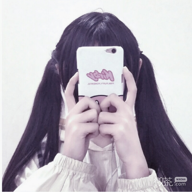 微信小清新森系可爱女头