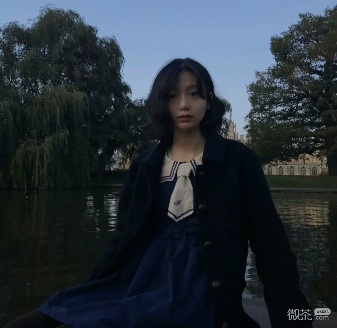 微信清新森系气质女头