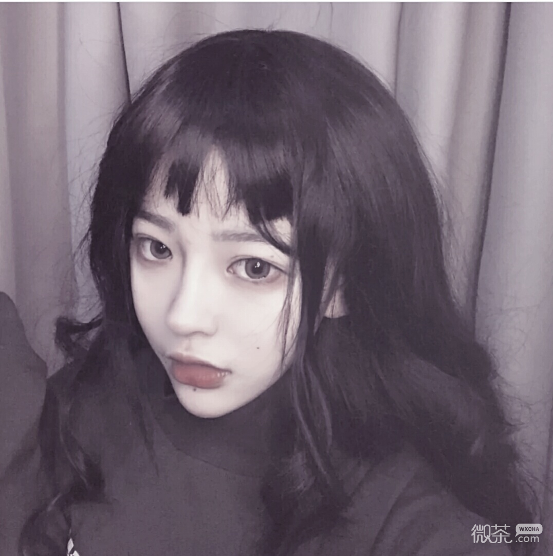 微信小清新森系可爱女头