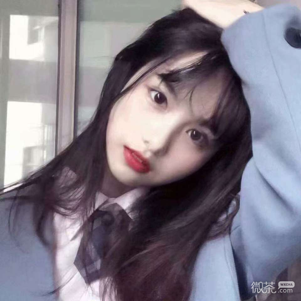 微信小清新可爱文艺女头