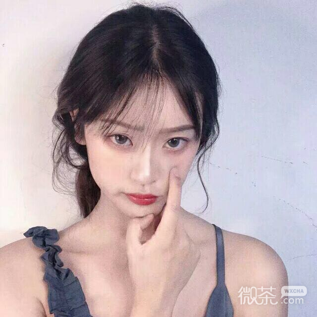 微信小清新可爱文艺女头