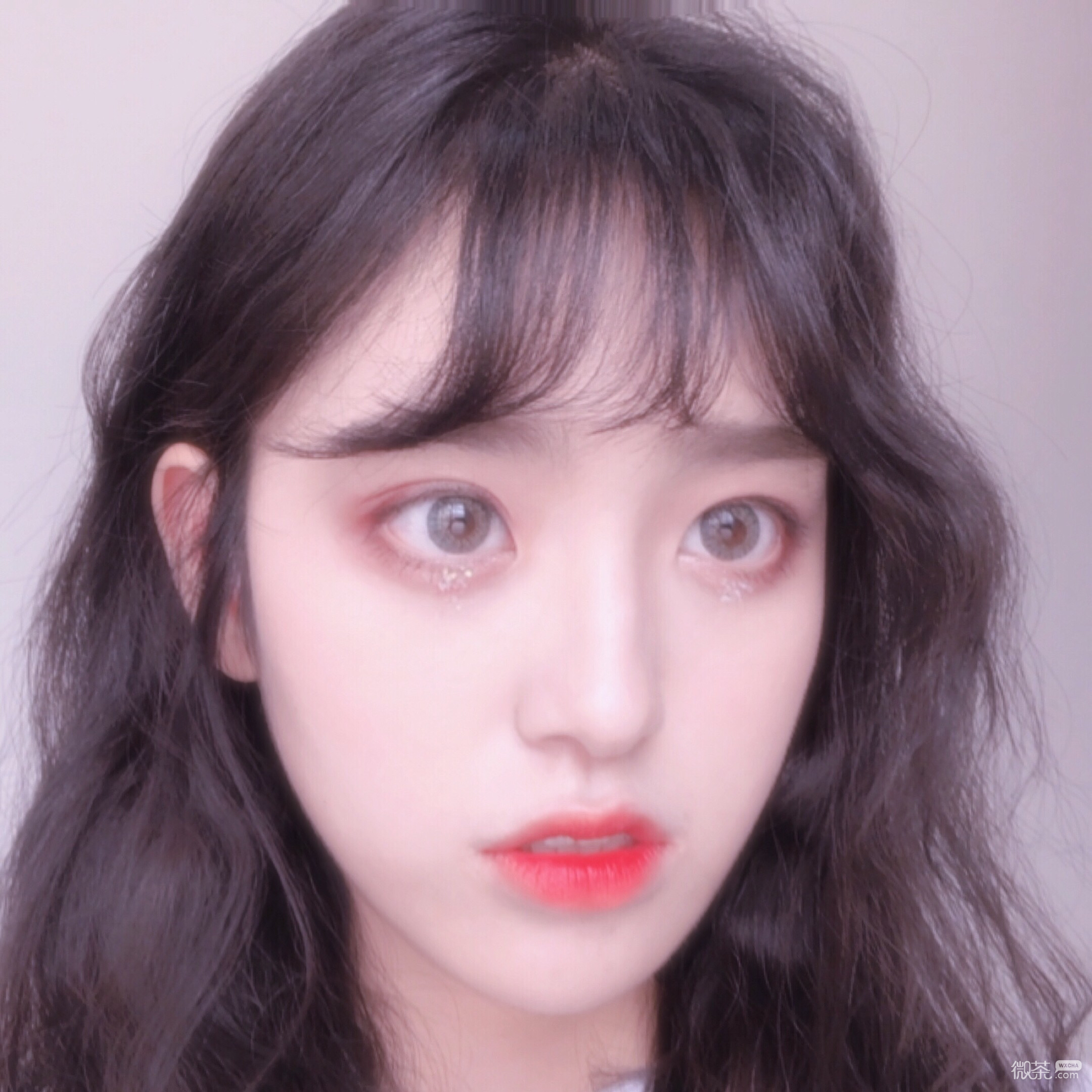 微信清新可爱软妹女头