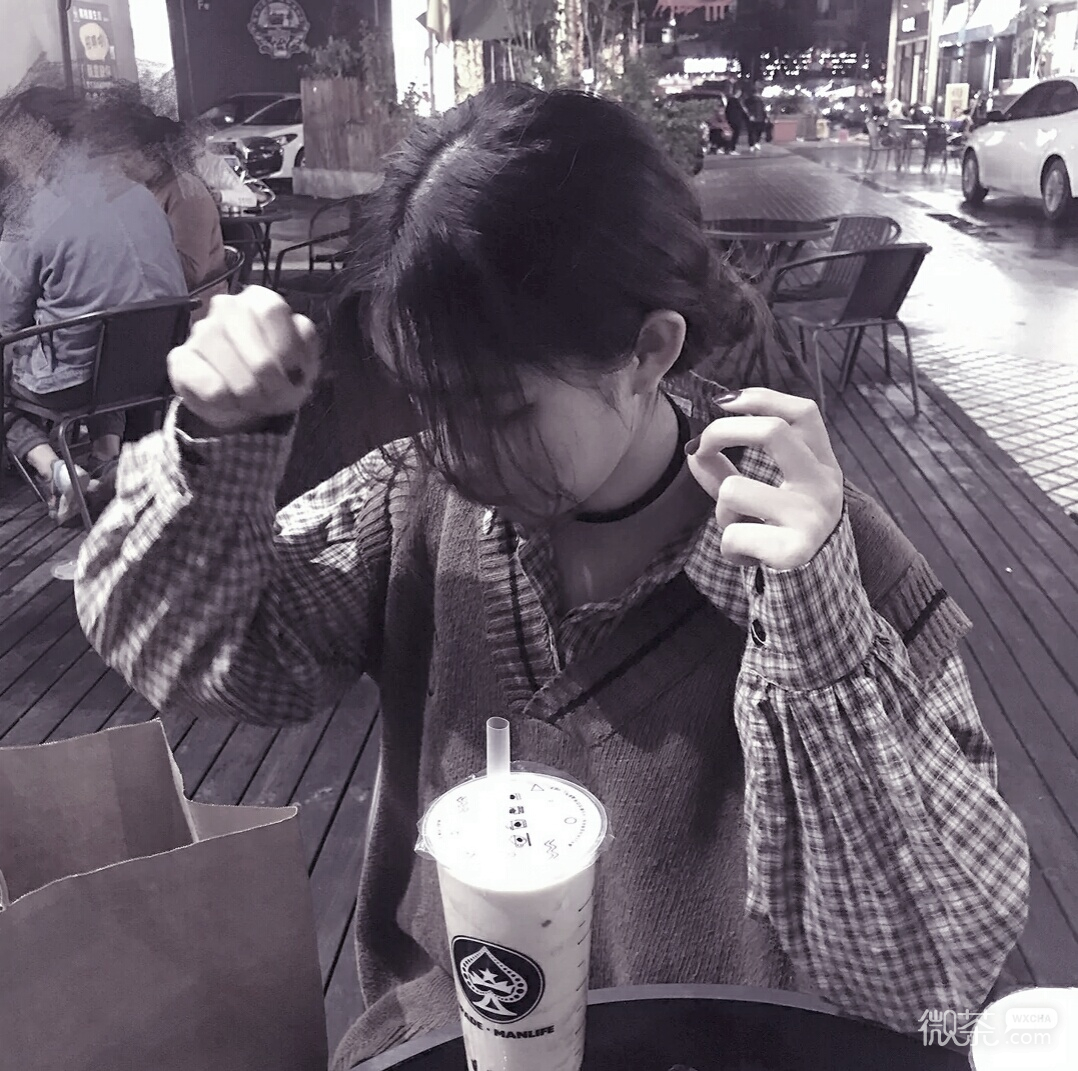 微信小清新森系可爱女头