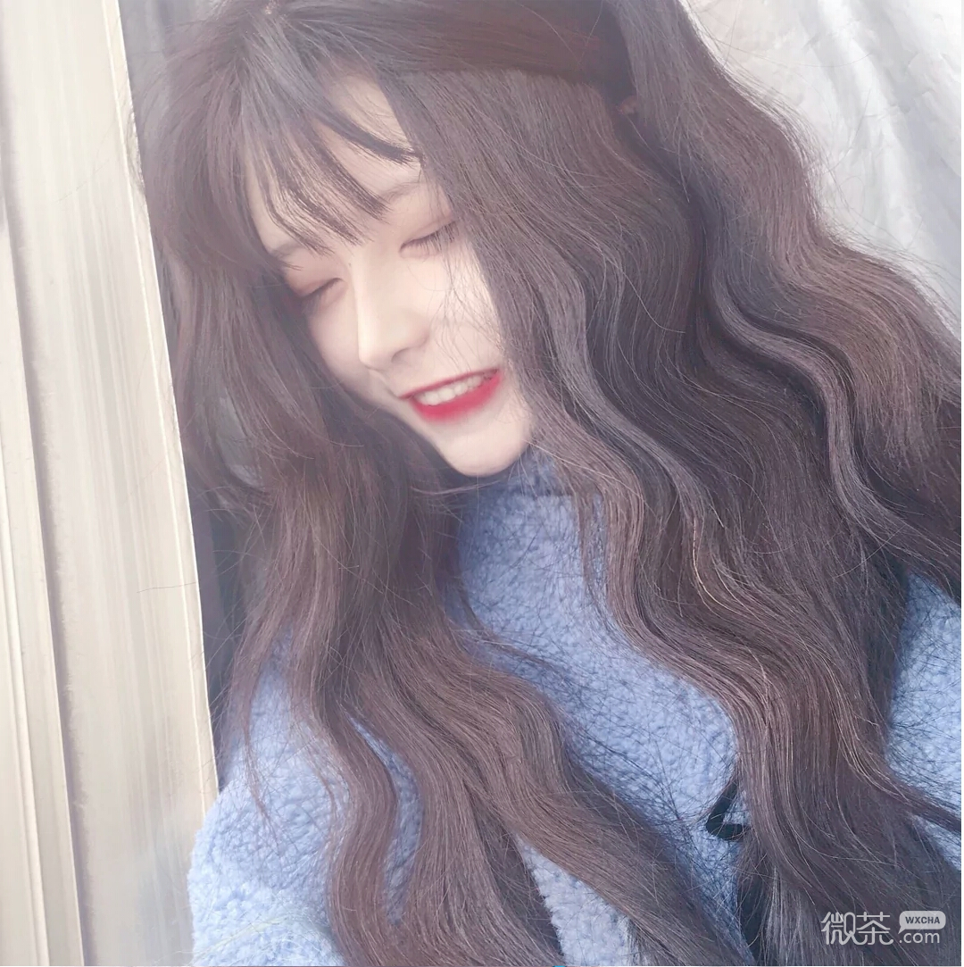 微信小清新森系可爱女头