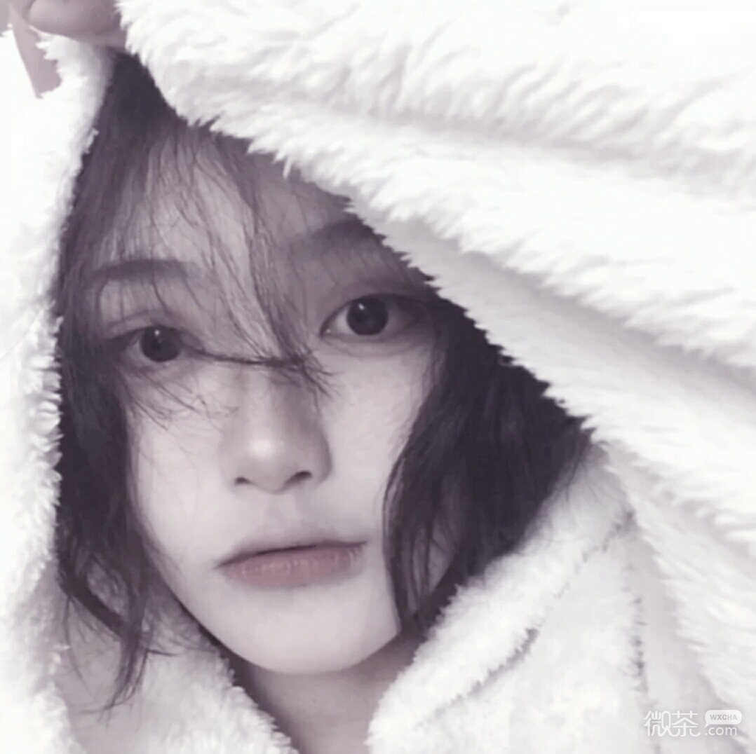 微信小清新森系可爱女头