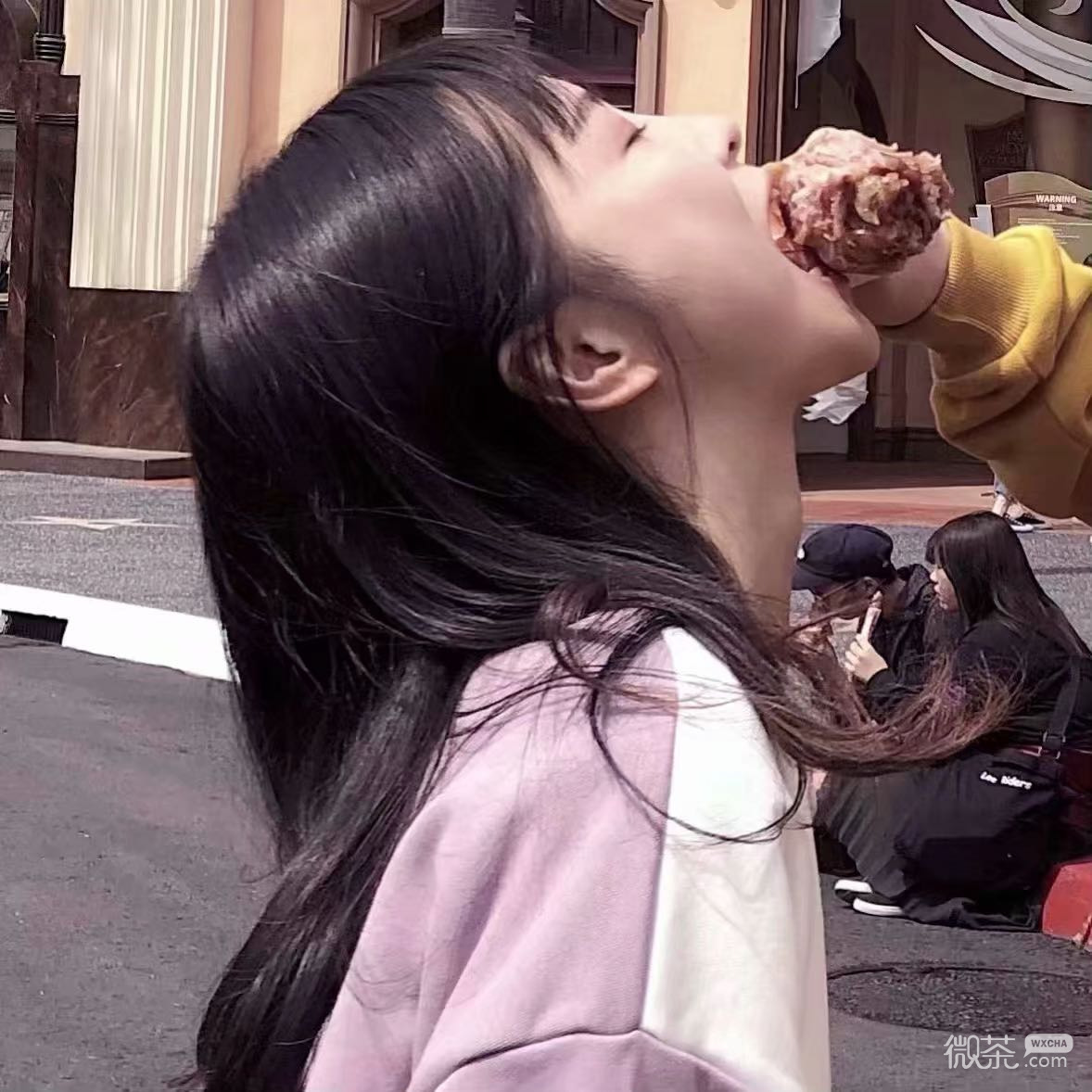 微信小清新可爱文艺女头