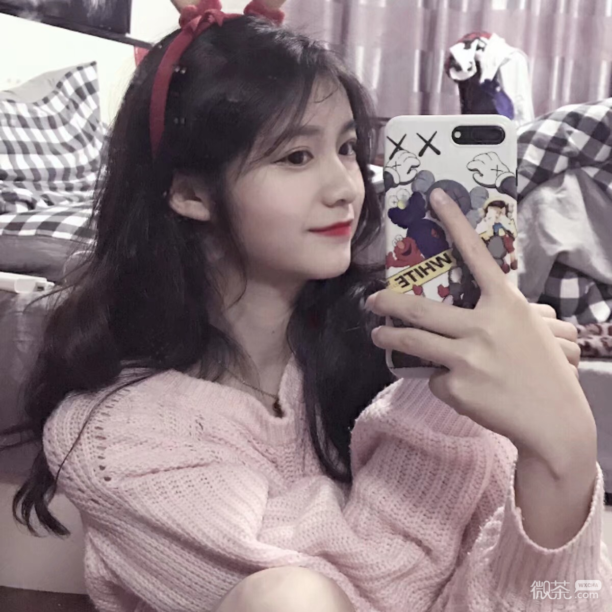 微信小清新阳光女头