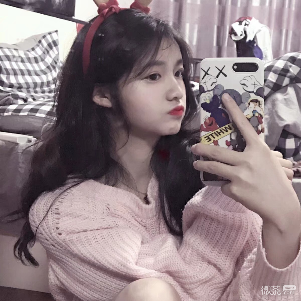 微信小清新阳光女头