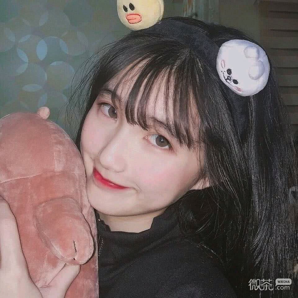 微信文艺简洁时尚迷人女头