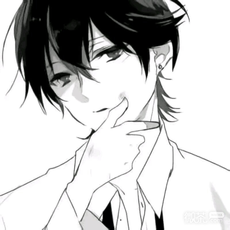 微信好看暖男二次元男头