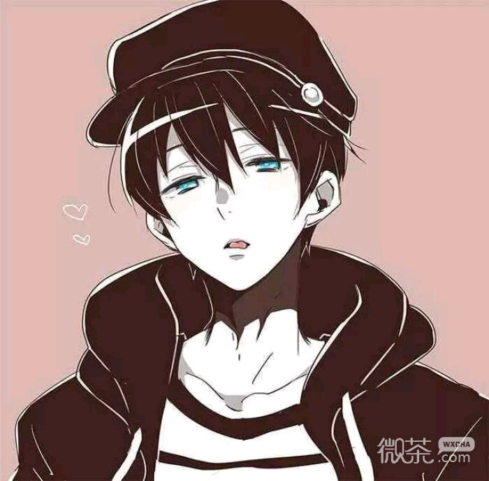 微信好看暖男二次元男头