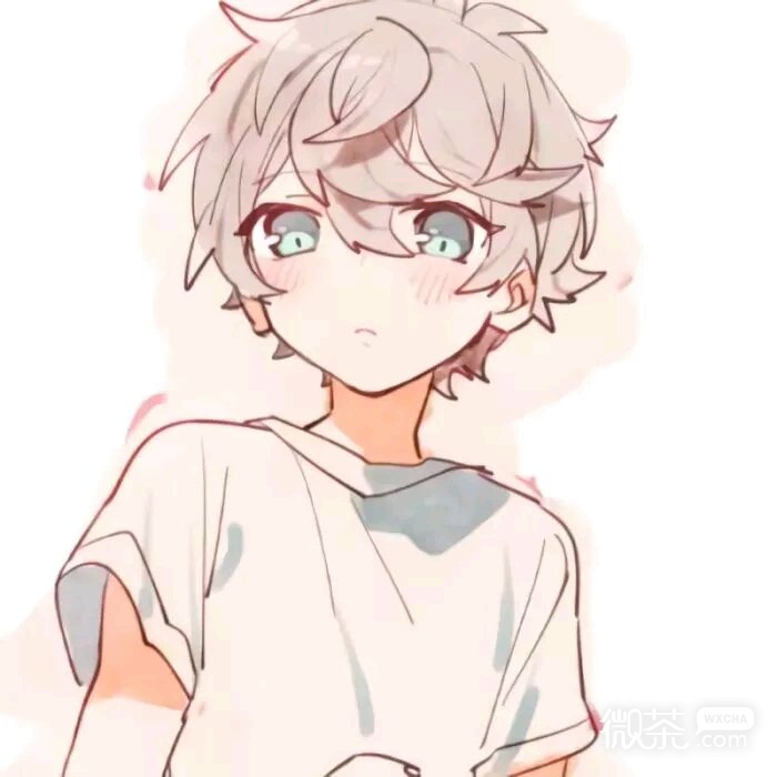 微信好看暖男二次元男头