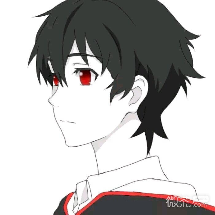 微信好看暖男二次元男头