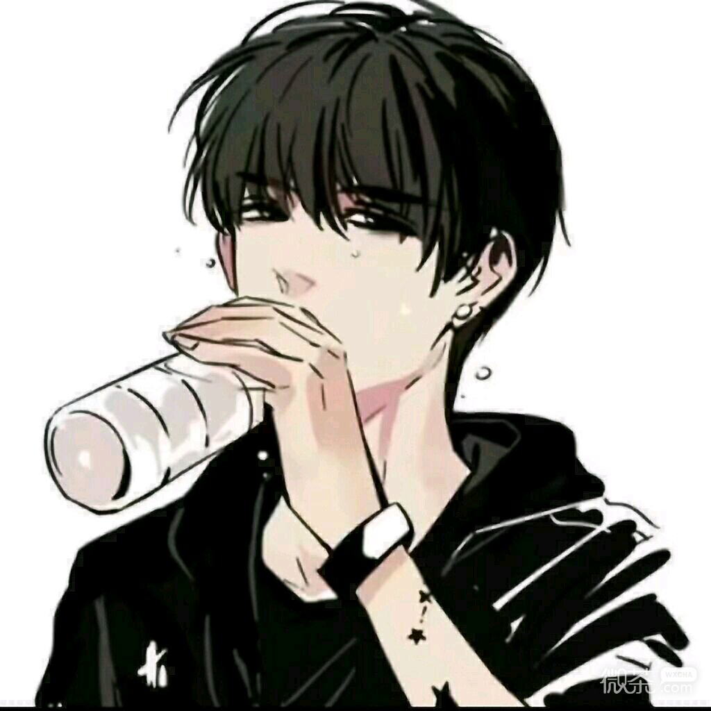 微信好看暖男二次元男头
