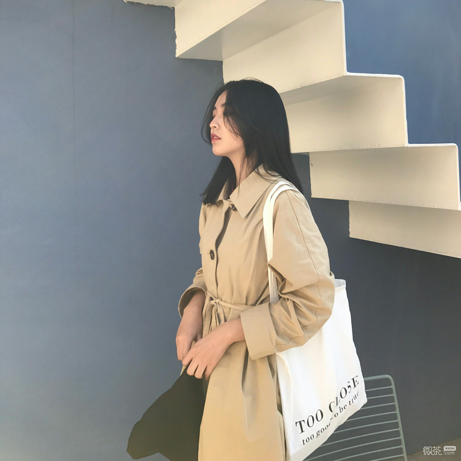 微信时尚迷人清新女头