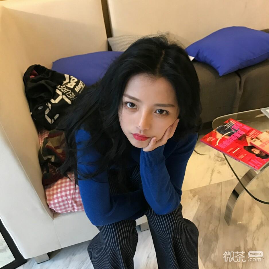 微信时尚小清新可爱女头