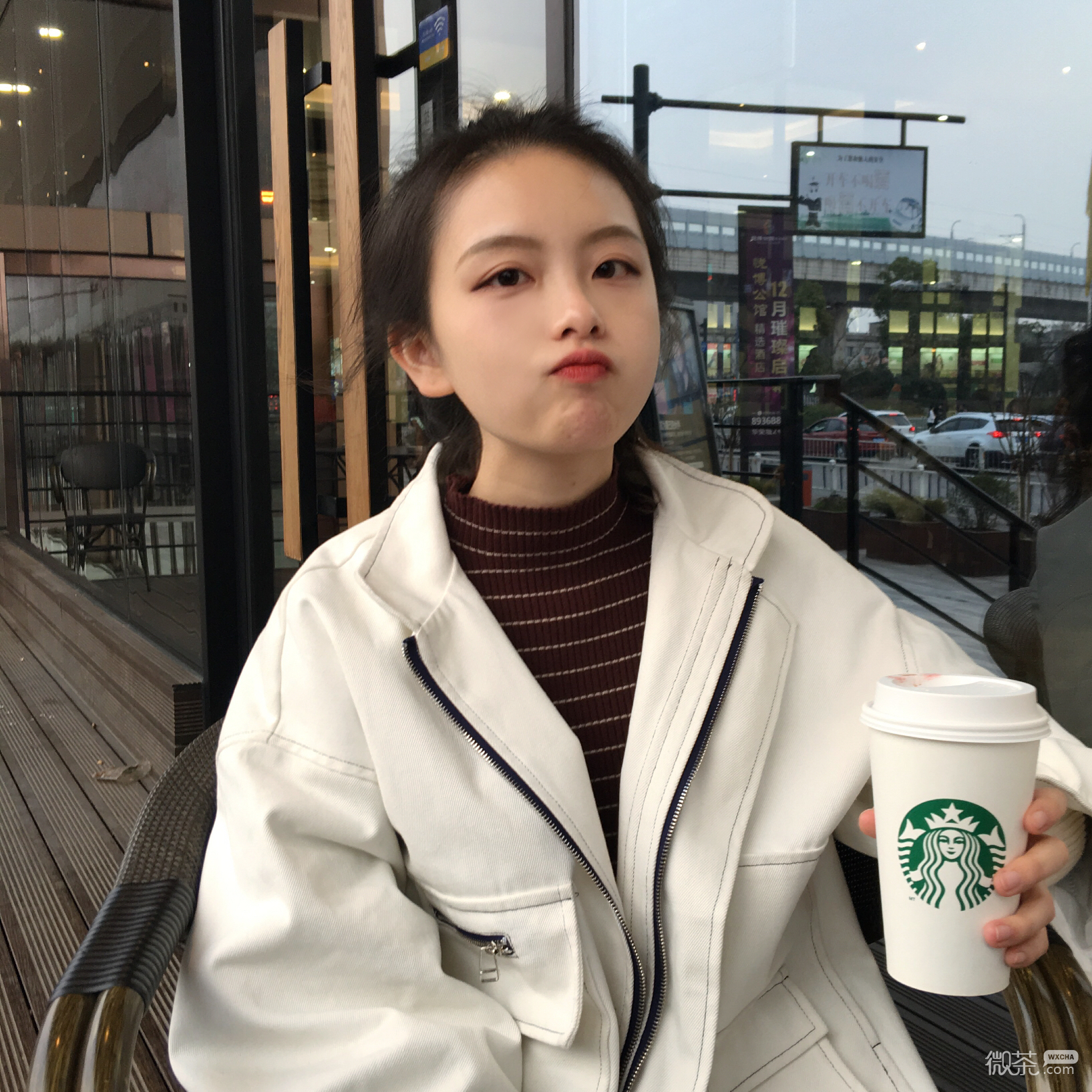微信时尚迷人清新女头