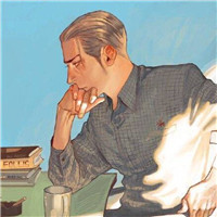 微信最新动漫二次元沧桑大叔头像合集下载