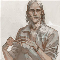 微信最新动漫二次元沧桑大叔头像合集下载