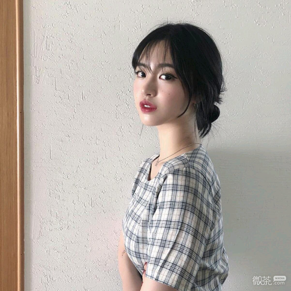 微信俏皮简洁时尚清新女头